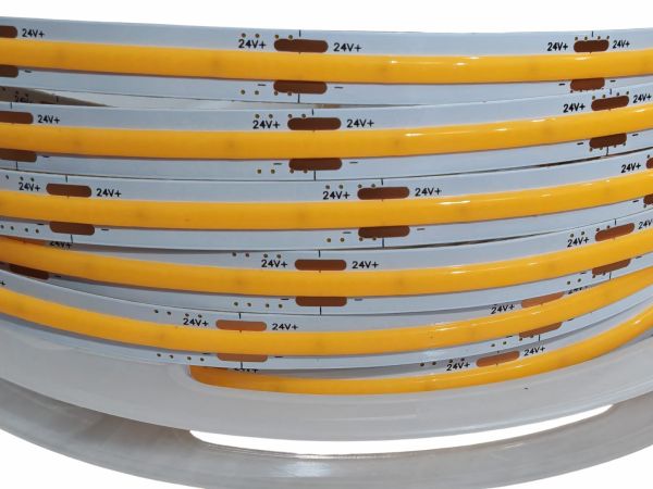 Banda led COB 24V 18w 528led 2000lm cri90 3000K 10metri